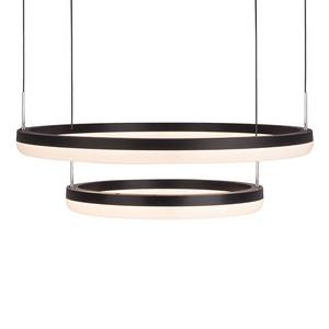 Lampada a sospensione Circulo Ferro / Materiale plastico - Nero - 2 punti luce