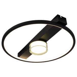 Lampada da soffitto a LED Cimo A Ferro / Vetro acrilico - Nero - 2 punto luce