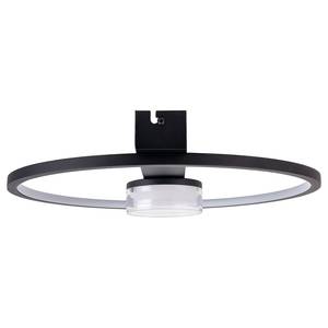 Lampada da soffitto a LED Cimo A Ferro / Vetro acrilico - Nero - 2 punto luce