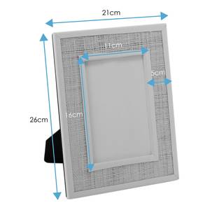 Bilderrahmen Bafi PVC / Kunstleder / Vlies - 21 x 26 cm