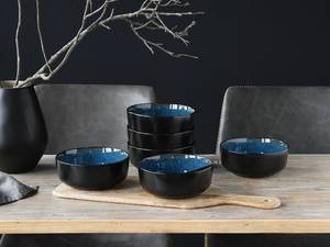 Mueslikommen Nordic Fjord set van 6 aardewerk - Blauw