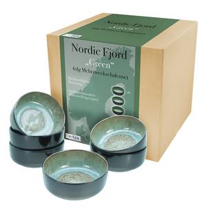 Bols à céréales Nordic Fjord - Lot de 6 Grès - Vert