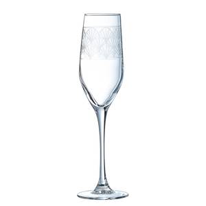 Champagneglas Paradisio set van 4 transparant glas - transparant