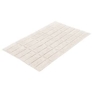 Badteppich Tiles Baumwolle - Beige - 60 x 100 cm