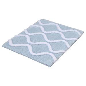 Badteppich Piana Polyester - Stahlblau - 55 x 65 cm