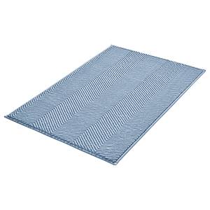 Badteppich Zigzag Polyester - Hellblau - 70 x 120 cm