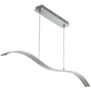 LED-Pendelleuchte Wing Edelstahl - Silber - 1-flammig