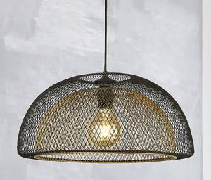 Hanglamp Honeycomb staal- zwart/goudkleurig - 1 lichtbron