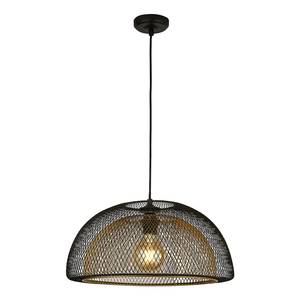 Lampada a sospensione Honeycomb Acciaio - Nero / Oro - 1 punti luce