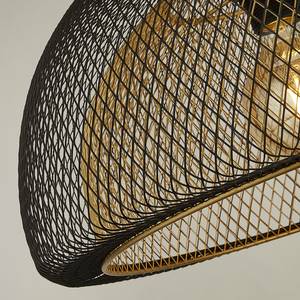 Hanglamp Honeycomb staal- zwart/goudkleurig - 1 lichtbron