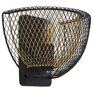 Wandlamp Honeycomb staal- zwart/goudkleurig - 1 lichtbron