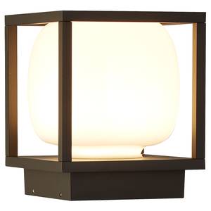 LED-wandlamp Athens aluminium - zwart - 1 lichtbron