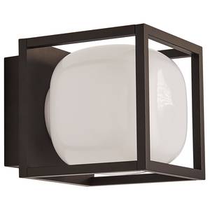 LED-wandlamp Athens aluminium - zwart - 1 lichtbron