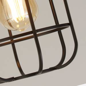 Lampada da soffitto Vision Cage Acciaio - Nero - 1 punti luce