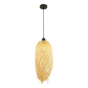 Lampada a sospensione Bali Bamboo Bambù - Marrone - 1 punto luce