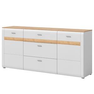 Sideboard Andabac - 185 cm Weiß / Eiche Riviera Dekor