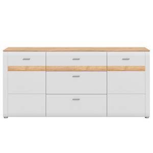 Sideboard Andabac - 185 cm Weiß / Eiche Riviera Dekor