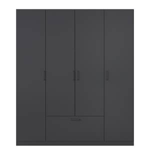 Drehtürenschrank Bari Typ A Graumetallic - Breite: 181 cm