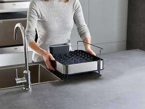 Abtropfgestell-Set Rethink Your Sink Edelstahl / Kunststoff - Grau