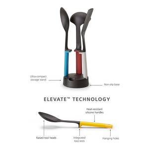 Küchenhelfer-Set Elevate Slim 4-teilig Kunststoff - Multicolor