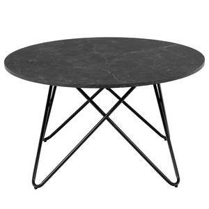 Salontafel Nonsan zwarte marmeren look/zwart