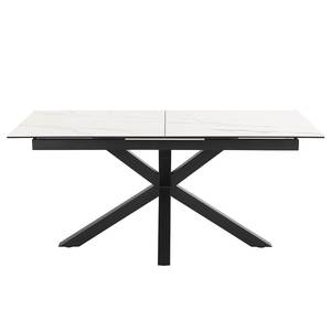 Table extensible Holcot Imitation marbre blanc - 168 x 90 cm