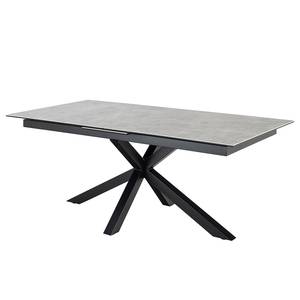 Table extensible Holcot Imitation béton - 200 x 100 cm