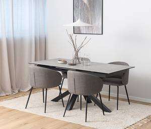 Table extensible Holcot Imitation béton - 168 x 90 cm