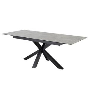 Table extensible Holcot Imitation béton - 168 x 90 cm