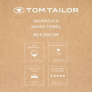Badetuch Tom Tailor Baumwolle - 80 x 200 cm - Terracotta