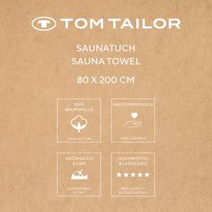 Badetuch Tom Tailor Baumwolle - 80 x 200 cm - Violett