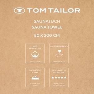 Badetuch Tom Tailor Baumwolle - 80 x 200 cm - Türkis