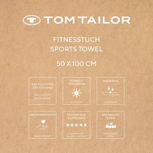 Fitnesstuch Tom Tailor Polyester / Polyamid - Violett - 50 x 100 cm