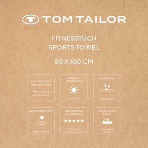 Fitnesstuch Tom Tailor Polyester / Polyamid - Türkis - 50 x 100 cm