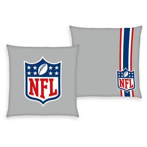 Sierkussen NFL polyester - 40 x 40 cm - Wit/blauw/grijs