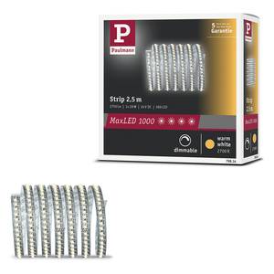 LED-Stripes MaxLED 2,5m Aluminium - Silber