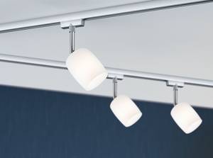 Lampada da soffitto Urail Spot Blossom Alluminio - 1 punti luce - Bianco / Cromo