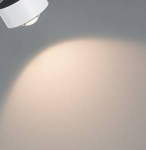 Lampada da soffitto Urail Spot Aldan Alluminio - 1 punti luce - Bianco / Nero