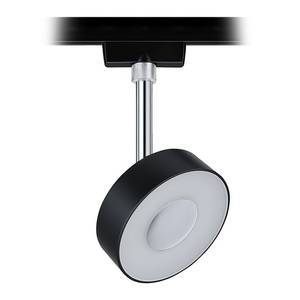 Plafondlamp Urail Spot Circle aluminium - 1 lichtbron - Zwart - ja