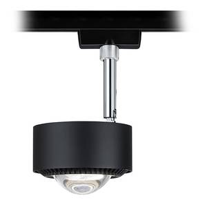 Lampada da soffitto Urail Spot Aldan Alluminio - 1 punti luce - Nero / Cromo