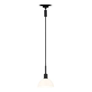 Hanglamp Urail Sarrasani aluminium - 1 lichtbron - Zwart/wit