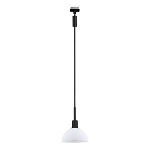 Hanglamp Urail Sarrasani aluminium - 1 lichtbron - Zwart/wit