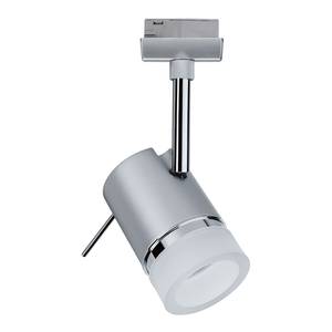 Plafondlamp Urail Spot Pipe aluminium - chroomkleurig - 1 lichtbron