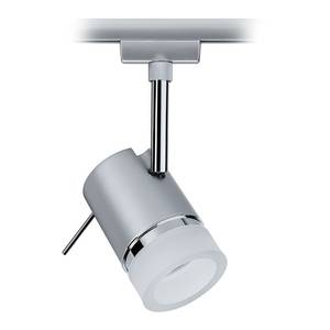 Plafondlamp Urail Spot Pipe aluminium - chroomkleurig - 1 lichtbron