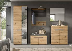 Garderobenschrank Gaipai Eiche Artisan Dekor / Anthrazit