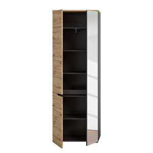 Garderobenschrank Gaipai Eiche Artisan Dekor / Anthrazit