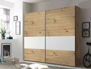 Zweefdeurkast Enoku Artisan eikenhouten look - Breedte: 240 cm - Classic