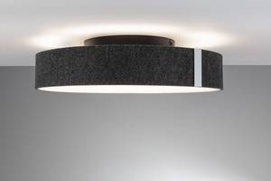 Lampada da soffitto LED Malika Alluminio / materiale plastico - Antracite - 1 punto luce