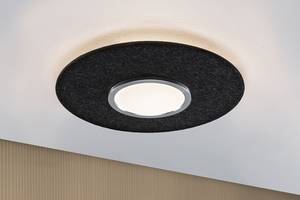 Lampada da soffitto a LED Tulga Alluminio / Feltro - Antracite - 1 punto luce