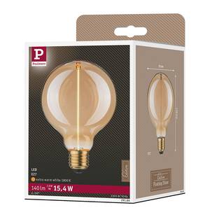 Lampadina LED Floating Shine G95 Vetro trasparente - Dorato